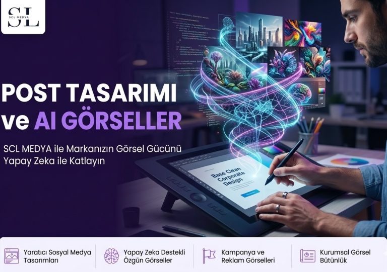 Yapay Zeka Post Tasarımı ve AI Görseller - SCL Medya